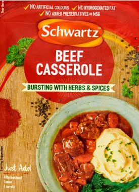 Schwartz Sachets - Beef Casserole 6 x 43g